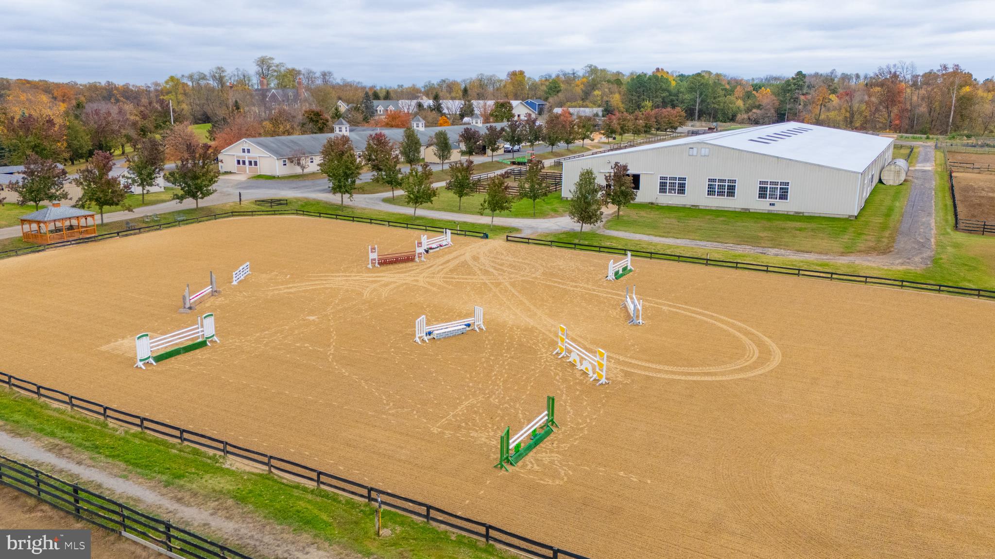 52 Hill Road Allentown, NJ 08501 - Photo 4 of 42 Outdoor Arena adjacent to indoor arena