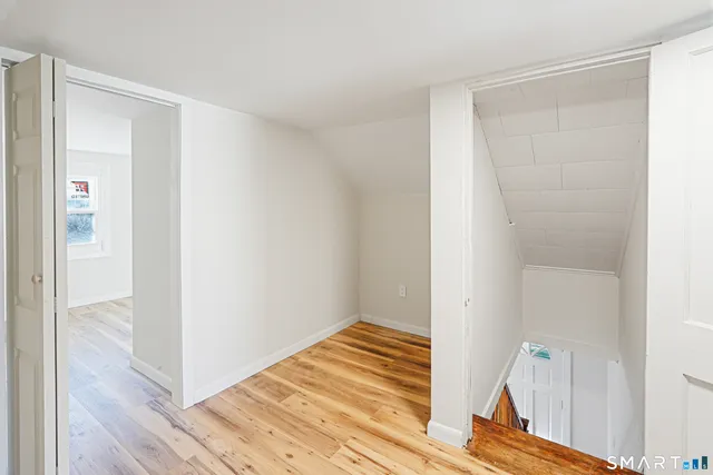 a view of bathroom and utility room