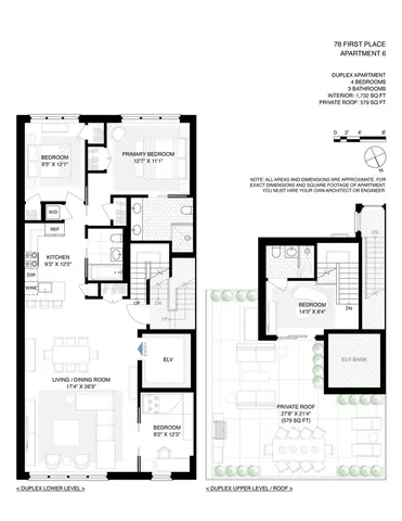 $3,500,000 | 78 1st Place, Unit PH | Carroll Gardens