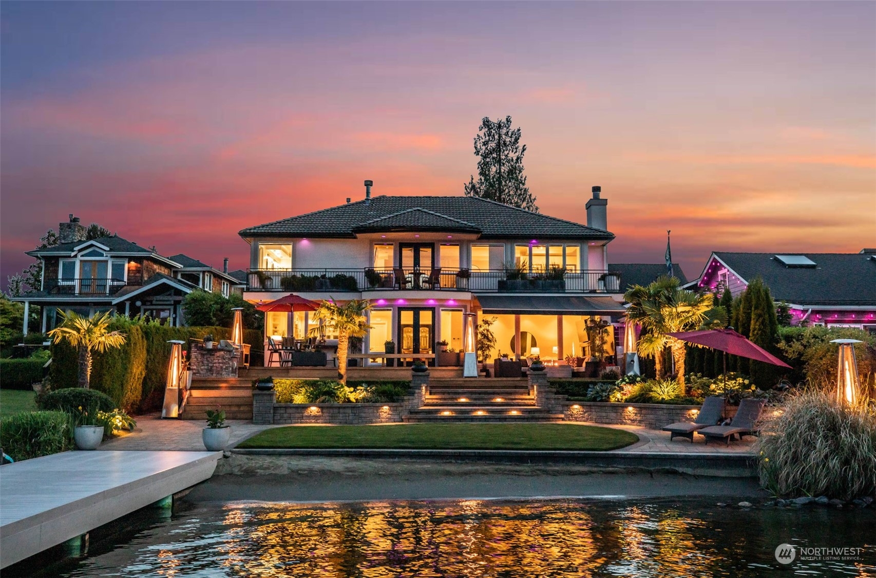 809 Stitch Road Lake Stevens, WA 98258 - Photo 1 of 40 a front view of a house with a yard fountain and a fire pit