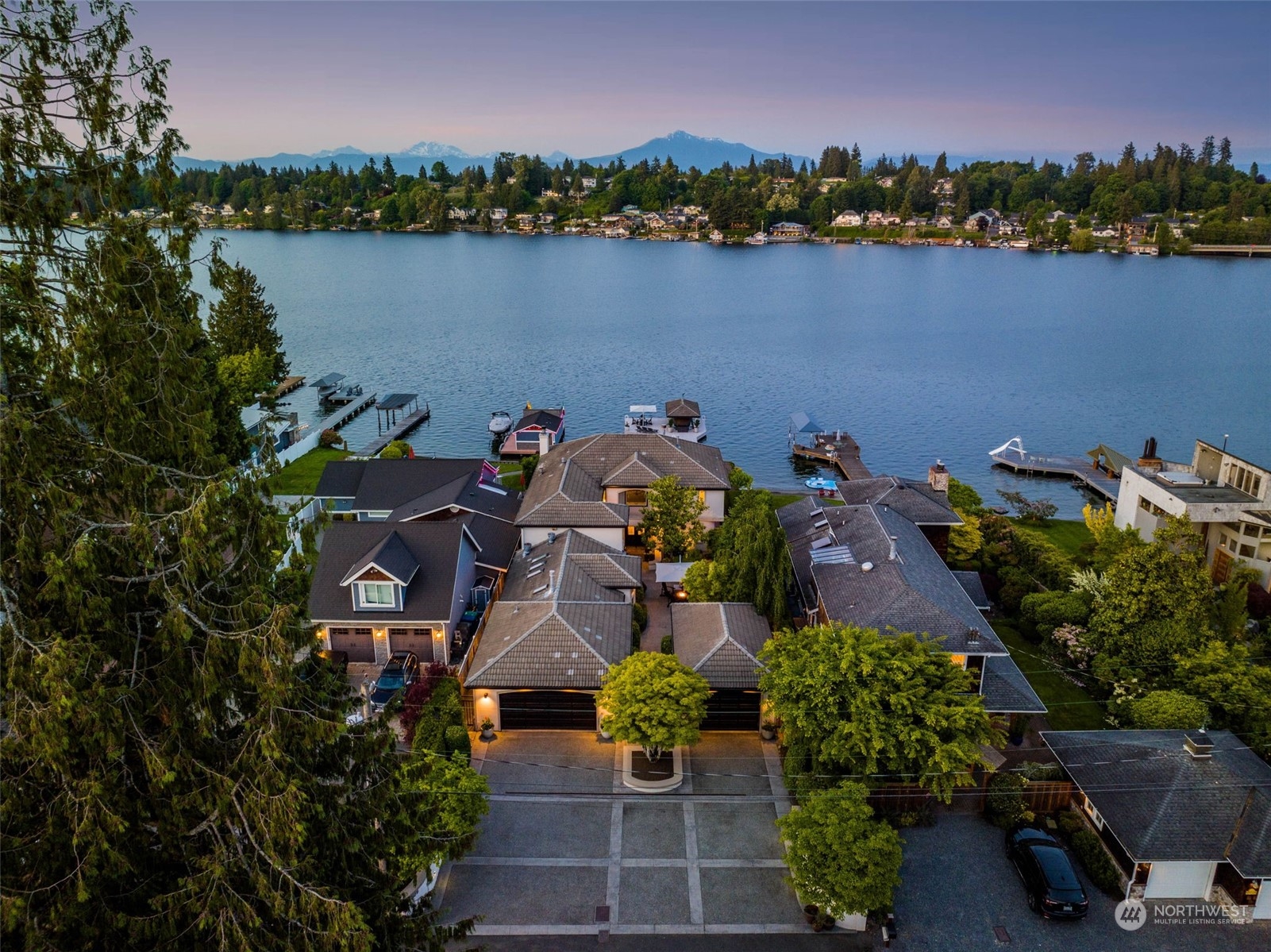809 Stitch Road Lake Stevens, WA 98258 - Photo 9 of 40 an aerial view of a houses with outdoor space and lake view