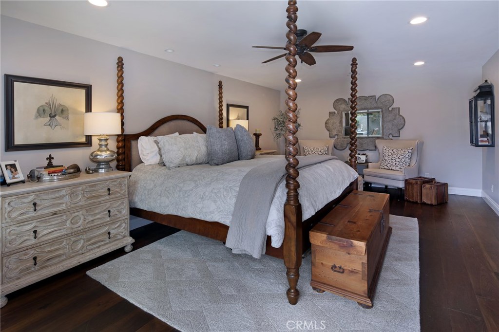 23711 Colima Bay Dana Point, CA 92629 - Photo 13 of 45 a bedroom with a bed and wooden floor