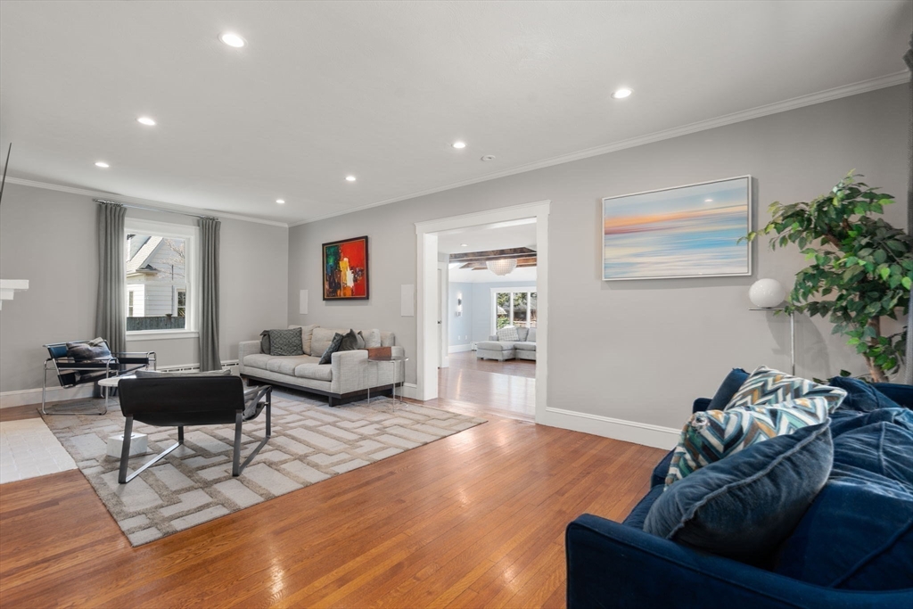 89 Prospect Street Newton, MA 02465 - Photo 7 of 31 a living room with furniture and wooden floor