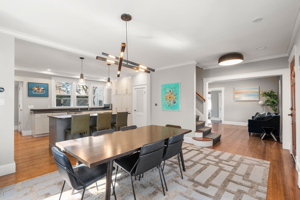 89 Prospect Street Newton, MA 02465 - Photo 9 of 31 a view of a dining room with furniture