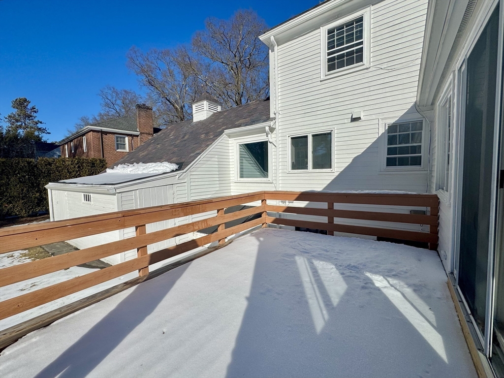 45 Beverly Road Brookline, MA 02467 - Photo 16 of 42 a view of backyard with sitting area