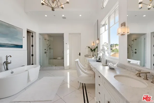 a view of a balcony with furniture