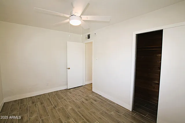 wooden floor in an empty room
