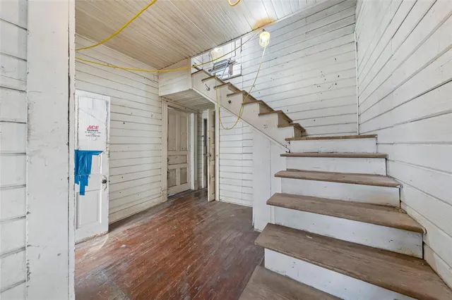 a view of storage and utility room