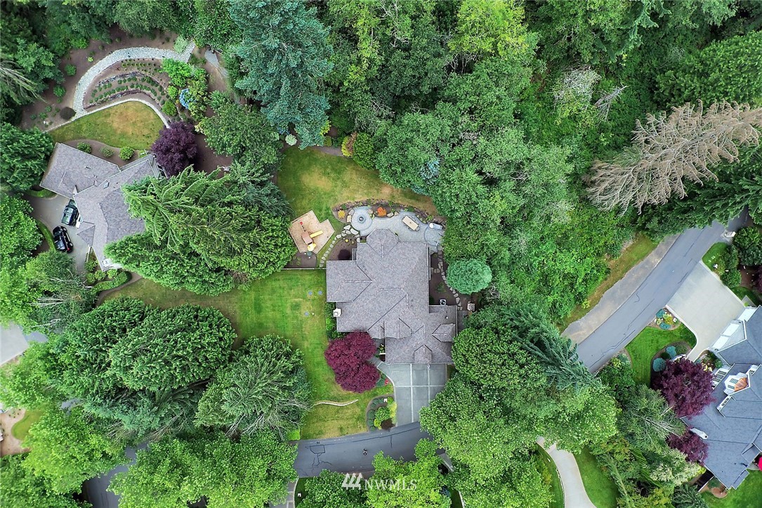 5010 176th Street Southeast Bothell, WA 98012 - Photo 20 of 25 an aerial view of house with yard swimming pool and outdoor seating
