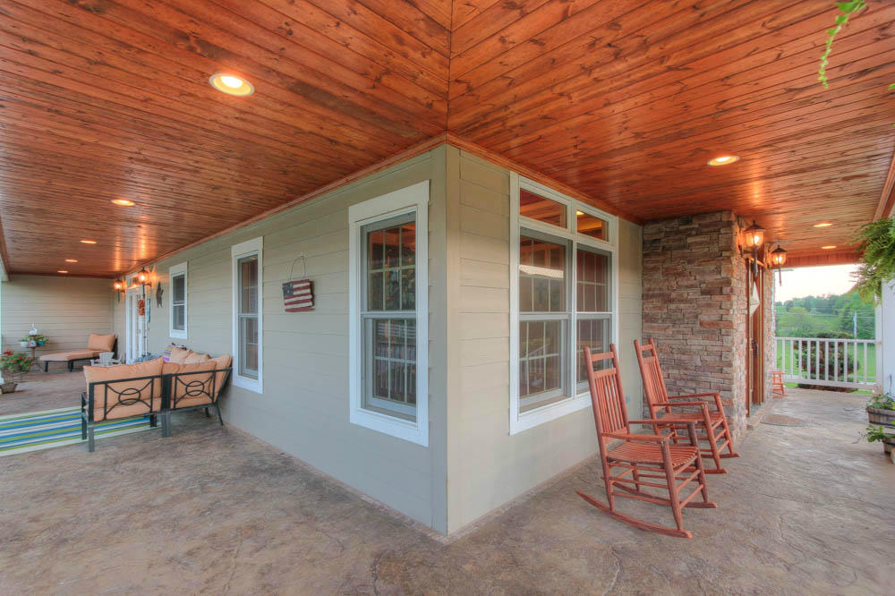 3780 Dutch Valley Road Clinton, TN 37716 - Photo 5 of 37 Wrap Around Porch with Wood Celings