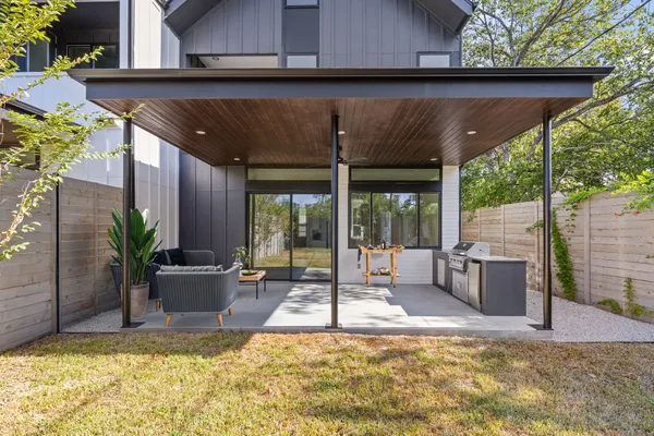 a view of swimming pool with patio