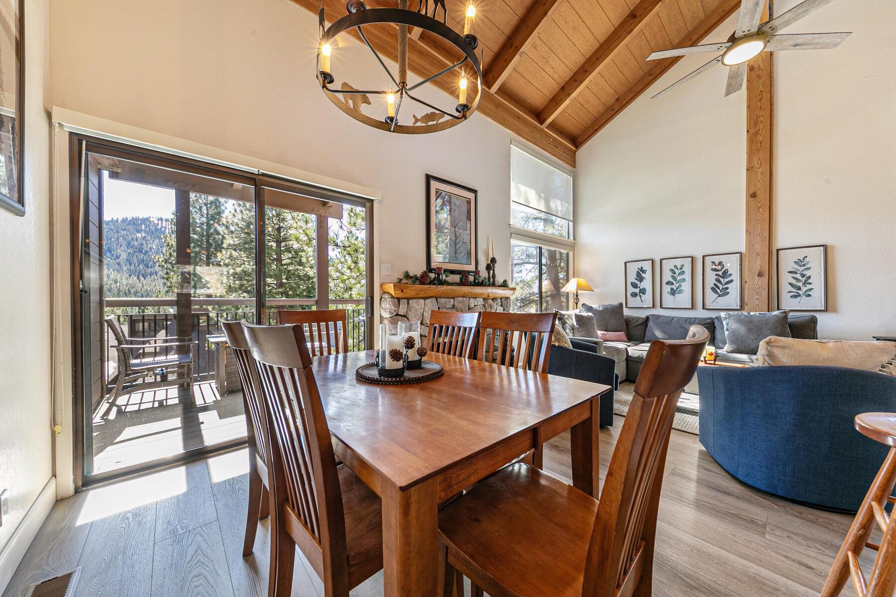 6092 Rocky Point Truckee, CA 96161 - Photo 11 of 27 a view of a dining room with furniture window and wooden floor