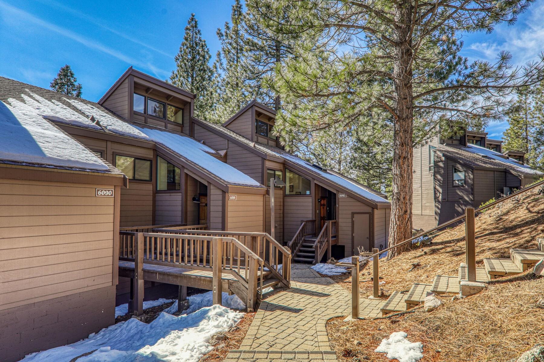6092 Rocky Point Truckee, CA 96161 - Photo 25 of 27 a view of a house with wooden deck and furniture