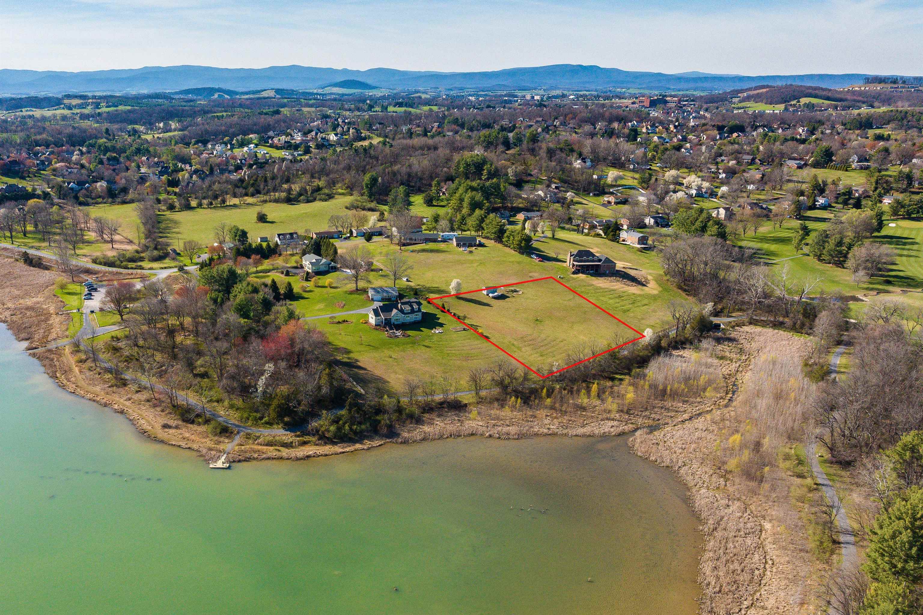 1.74-ac Massanetta Springs Road Harrisonburg, VA 22801 - Photo 3 of 32 a view of a lake with a mountain
