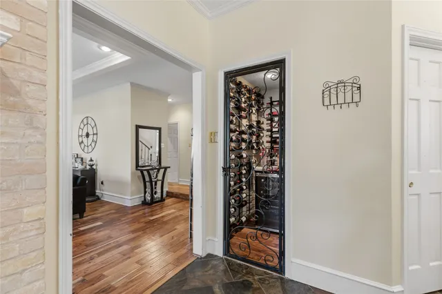 wooden floor in a gallery