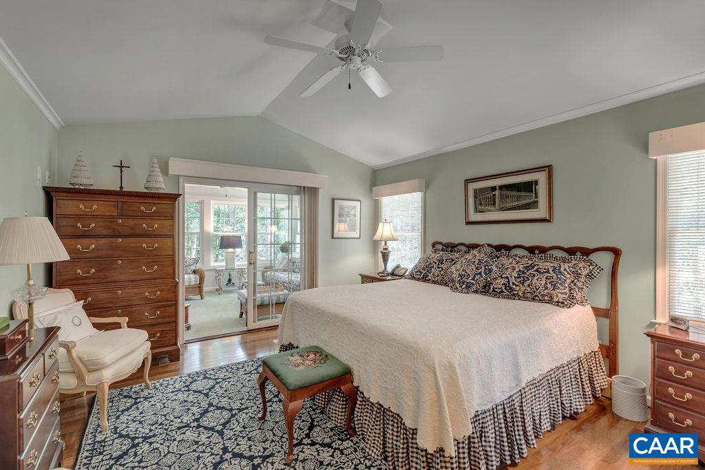 31 Out Of Bounds Road Palmyra, VA 22963 - Photo 11 of 41 a bedroom with a bed and wooden floor