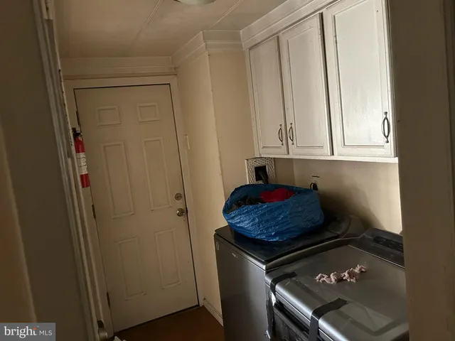 a room with storage and utility