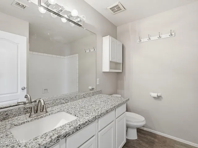 wooden floor in an empty room