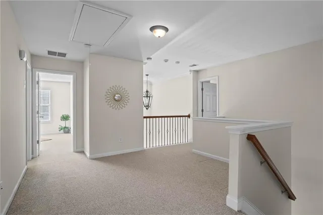 a view of empty room