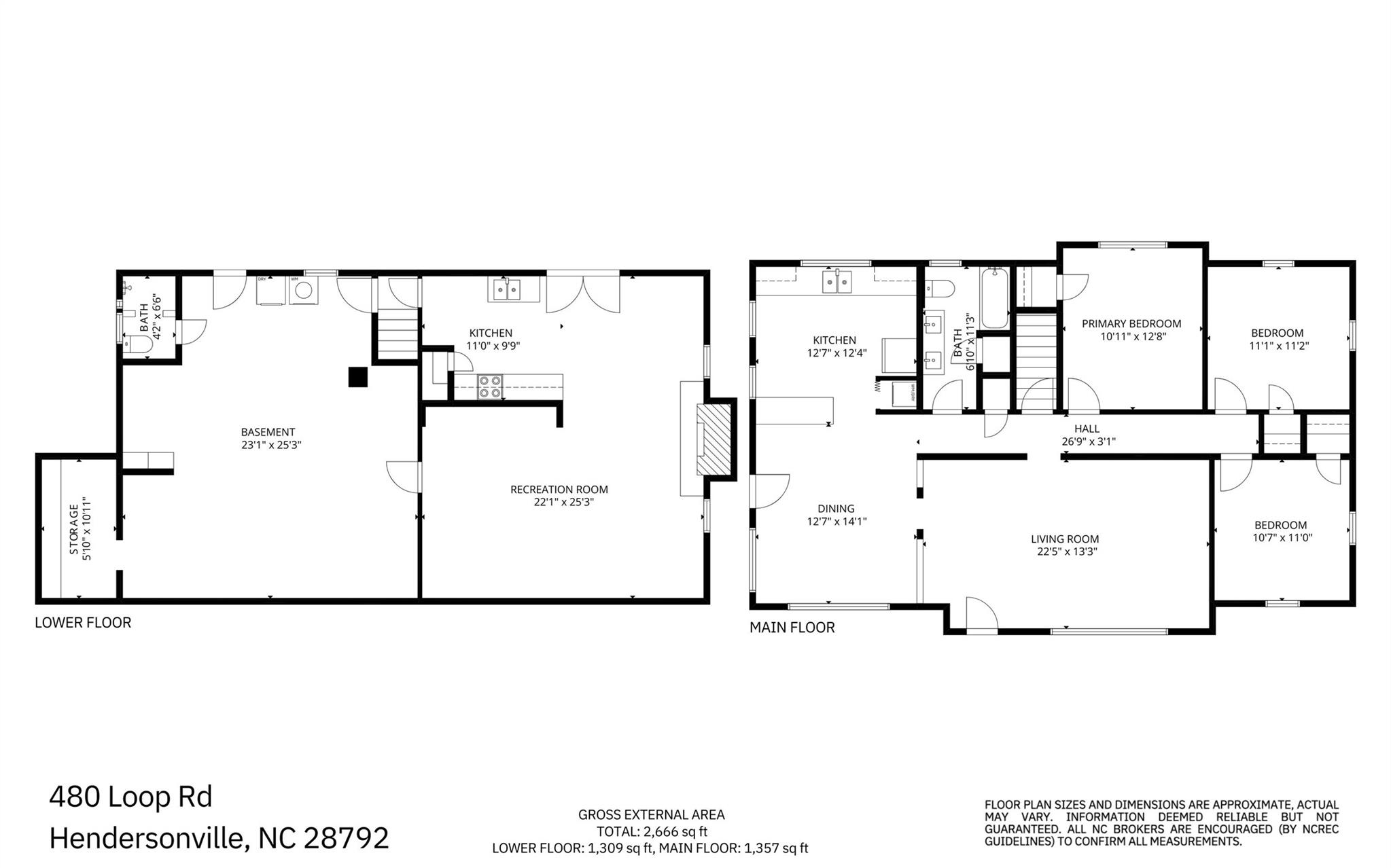 480 Loop Road Hendersonville, NC 28792 - Photo 26 of 26 a picture of a floor plan