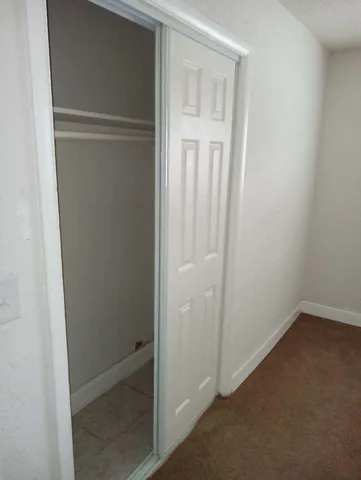 a view of closet area