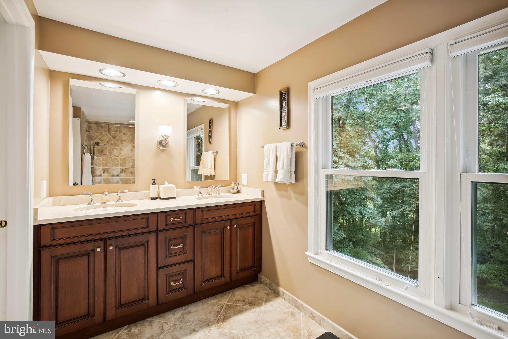 9633 Reach Road Potomac, MD 20854 - Photo 33 of 69 Primary Bath with dual sinks