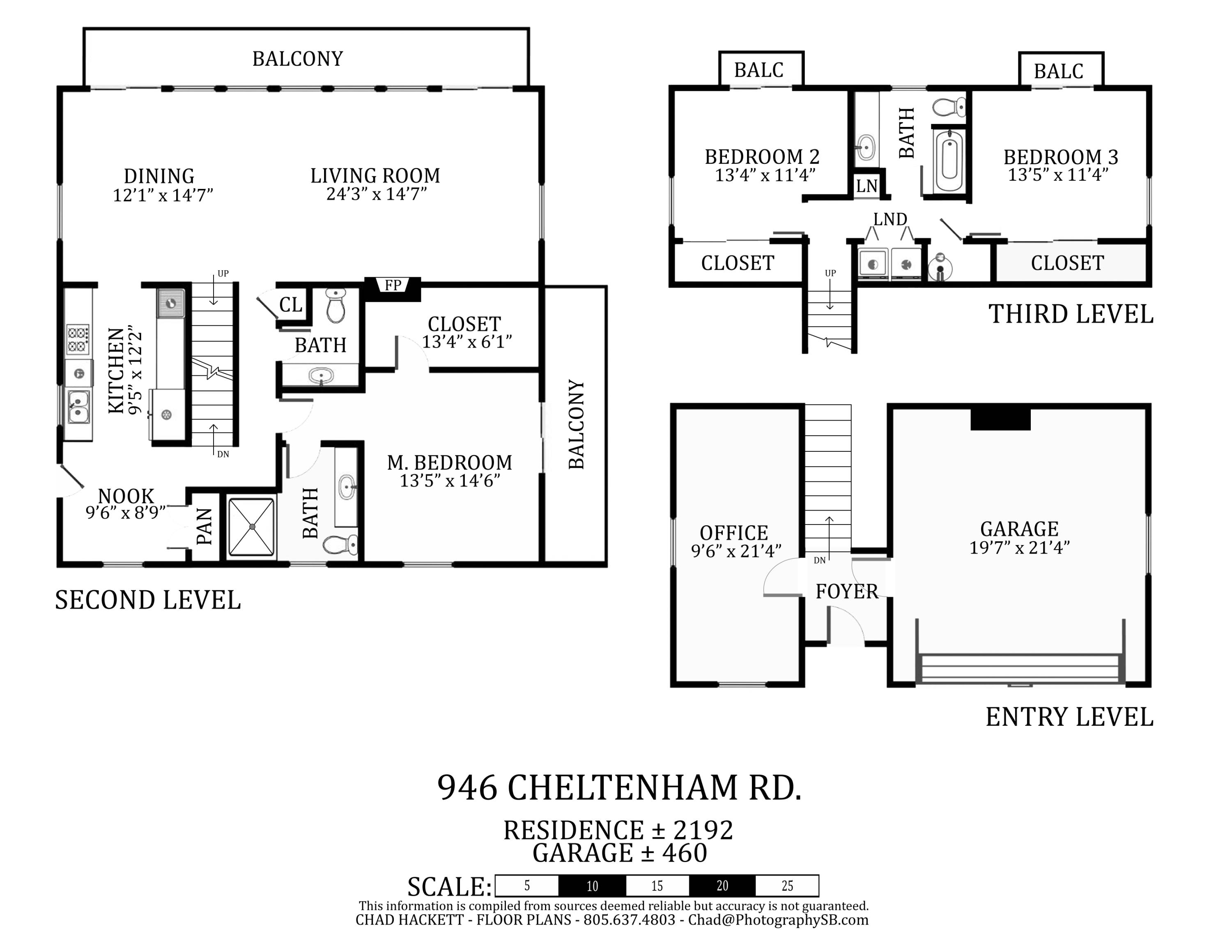 946 Cheltenham Road Santa Barbara, CA 93105 - Photo 29 of 29 946 Cheltenham Floor Plan