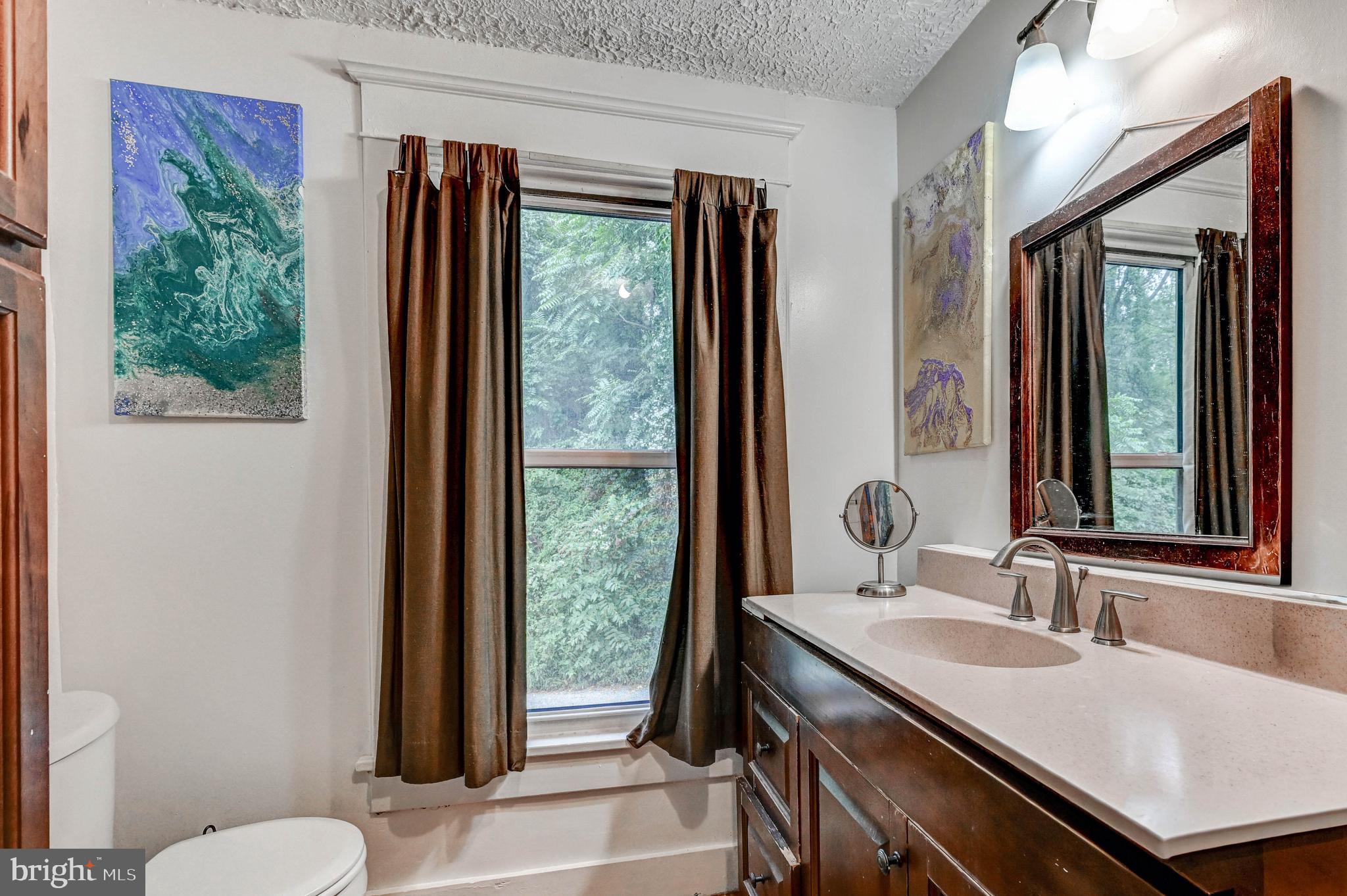 334 North Tannery Road Westminster, MD 21157 - Photo 13 of 20 a bathroom with a granite countertop sink and a mirror