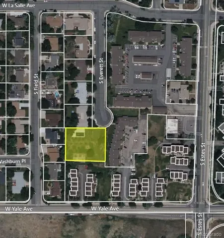 a front view of a building with a street