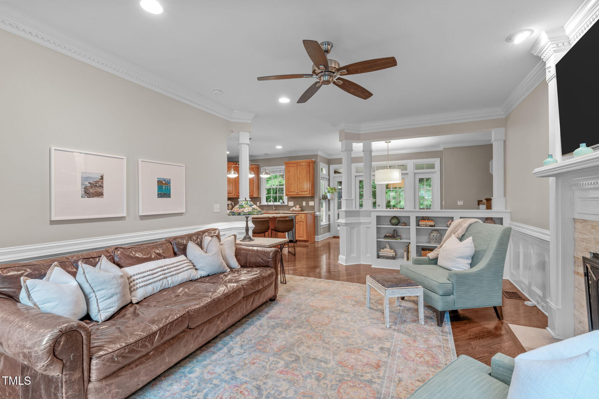 7929 Pine Timber Drive Raleigh, NC 27613 - Photo 12 of 53 a living room with furniture and a large window