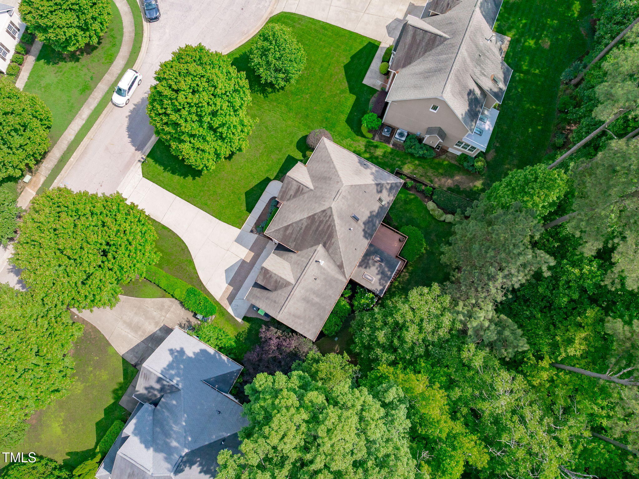 7929 Pine Timber Drive Raleigh, NC 27613 - Photo 48 of 53 an aerial view of a house