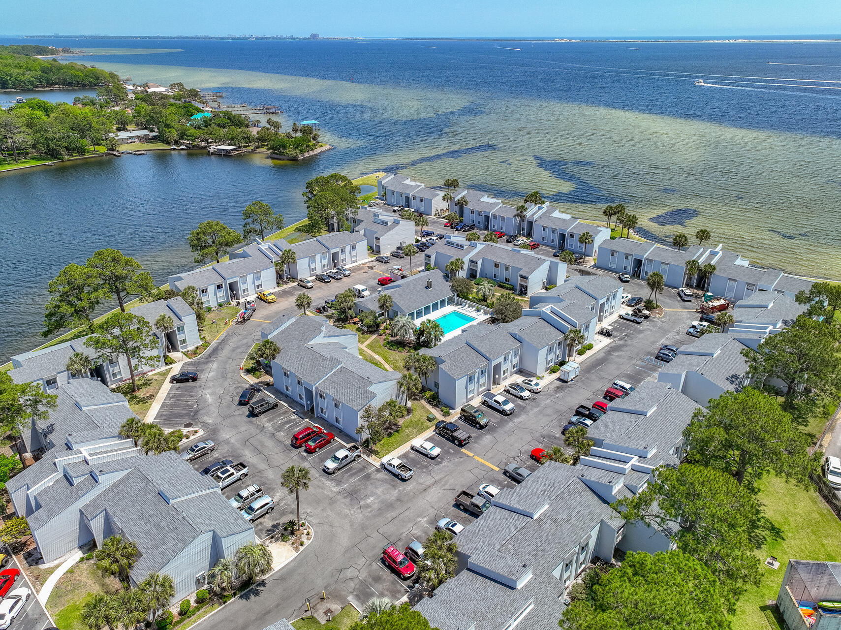 101 Old Ferry Road, Unit 29C Shalimar, FL 32579 - Photo 27 of 30 an aerial view of a houses and an outdoor space