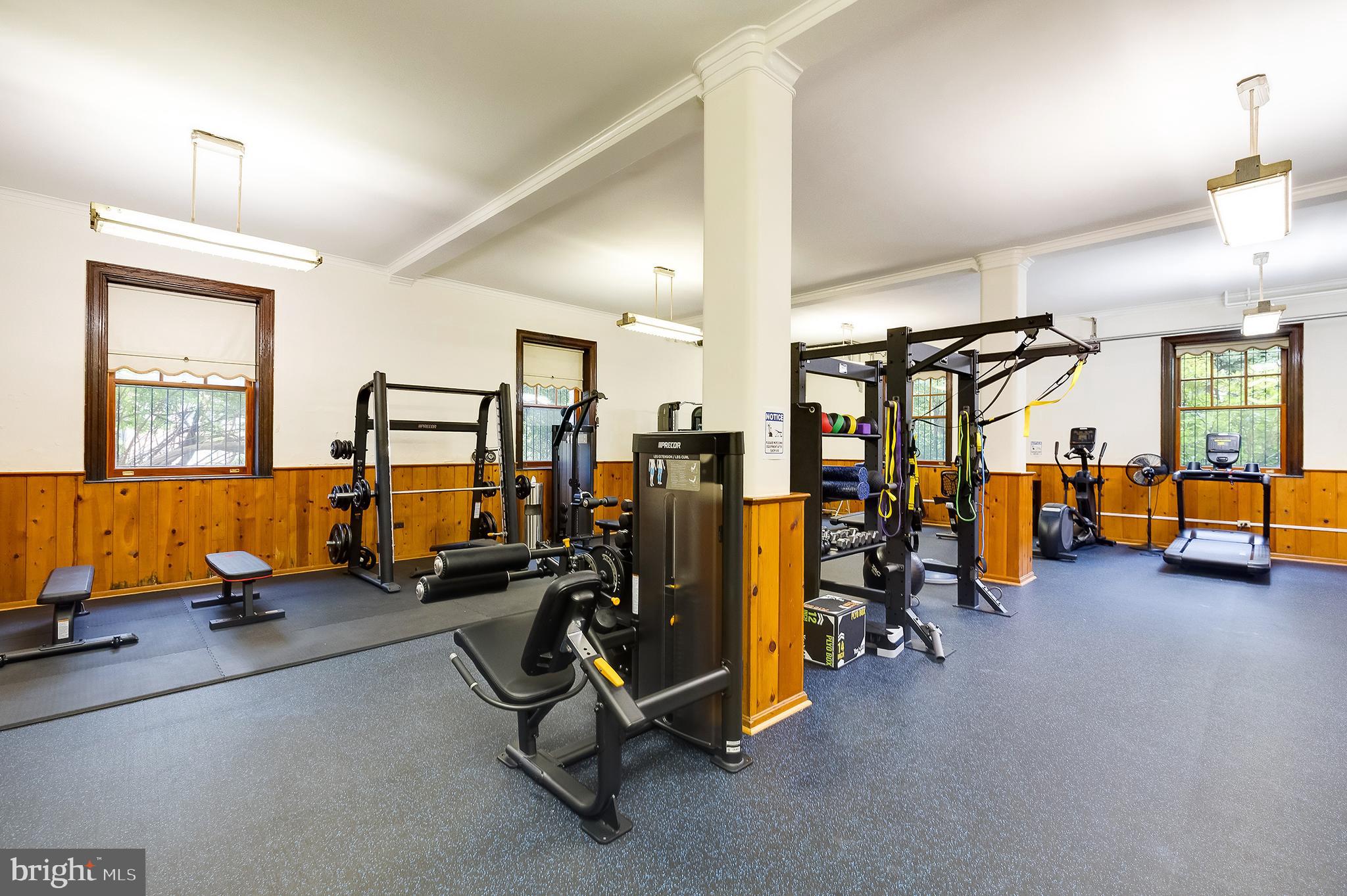 2853 Ontario Road Northwest, Unit 107 Washington, DC 20009 - Photo 24 of 39 a view of a room with gym equipment