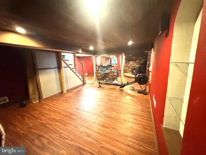 209 Mountain Road Linthicum Heights, MD 21090 - Photo 25 of 59 Spacious basement with warm tones.