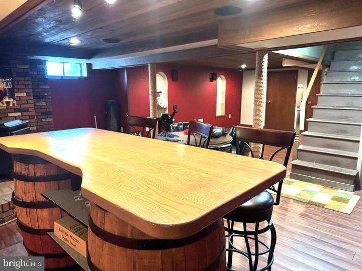 209 Mountain Road Linthicum Heights, MD 21090 - Photo 35 of 59 Charming basement bar with rustic flair.
