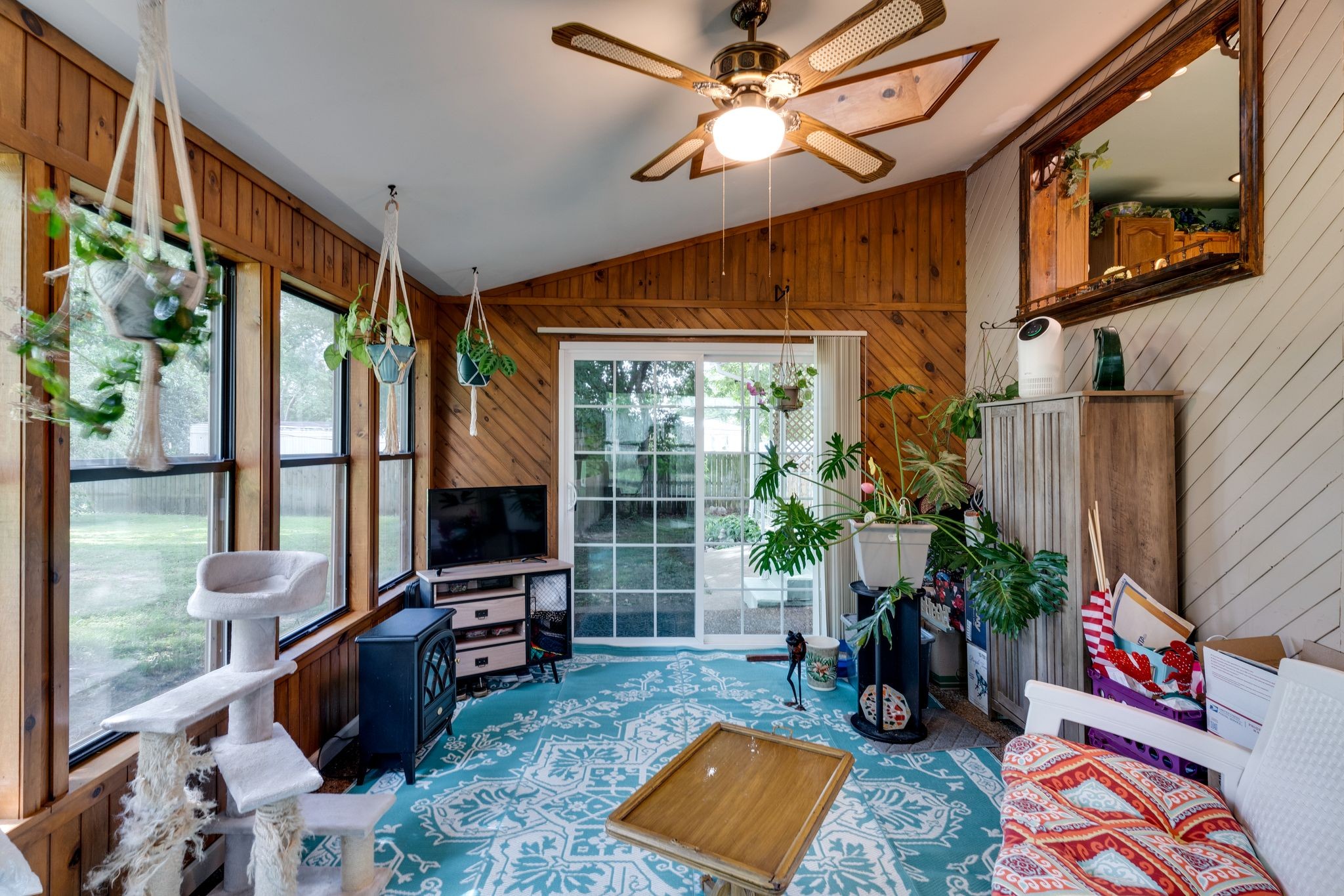 104 Shelby Street Old Hickory, TN 37138 - Photo 16 of 29 a living room with fireplace furniture and a flat screen tv