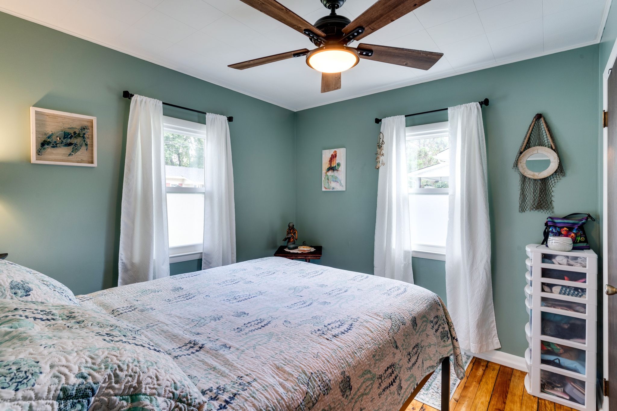 104 Shelby Street Old Hickory, TN 37138 - Photo 21 of 29 a bedroom with a bed and a book shelf