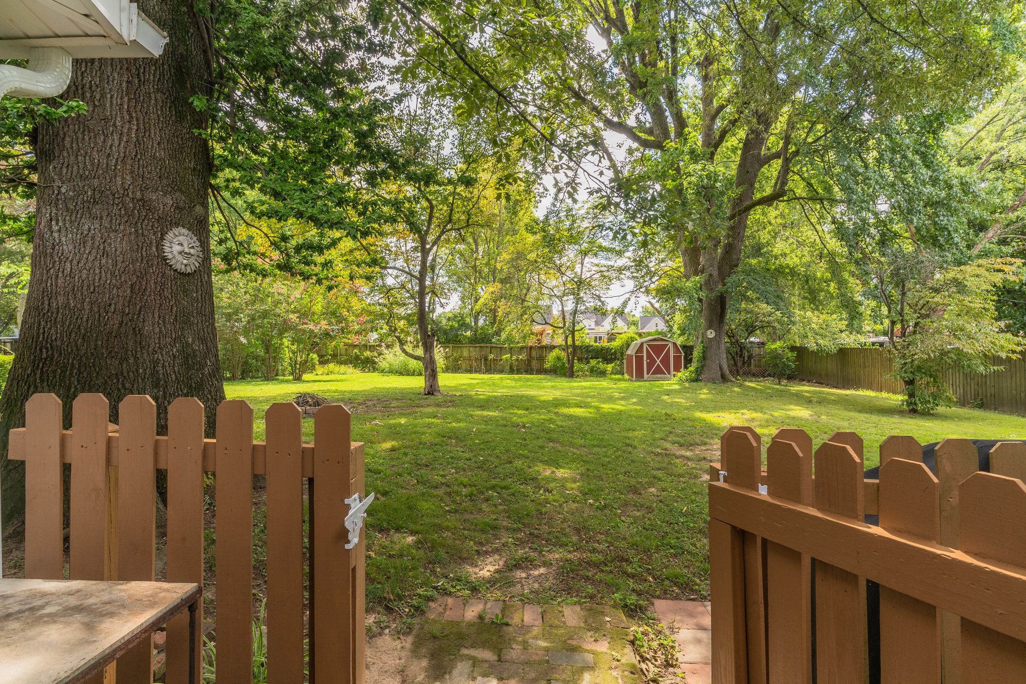 104 Shelby Street Old Hickory, TN 37138 - Photo 25 of 29 a view of a wooden fence next to a yard