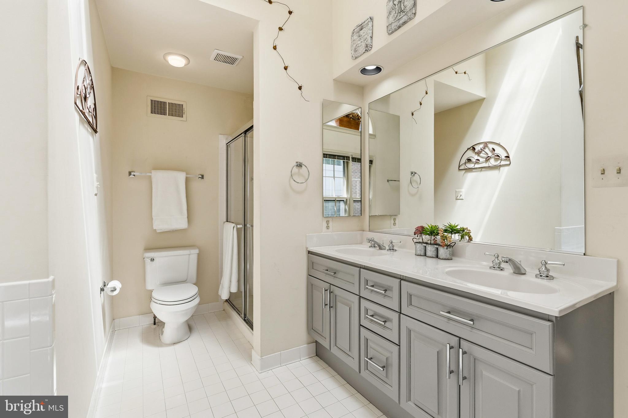 6518 Milva Lane Springfield, VA 22150 - Photo 34 of 55 Elegant primary bath with dual sinks