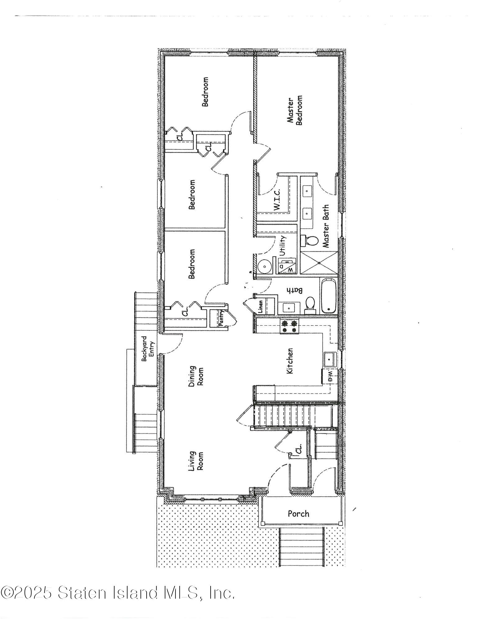 228 Sinclair Avenue Staten Island, NY 10312 - Photo 3 of 5 a picture of a floor plan