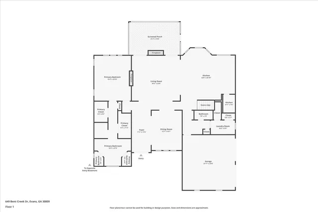 $1,150,000 | 649 Bent Creek Drive, Evans, GA 30809