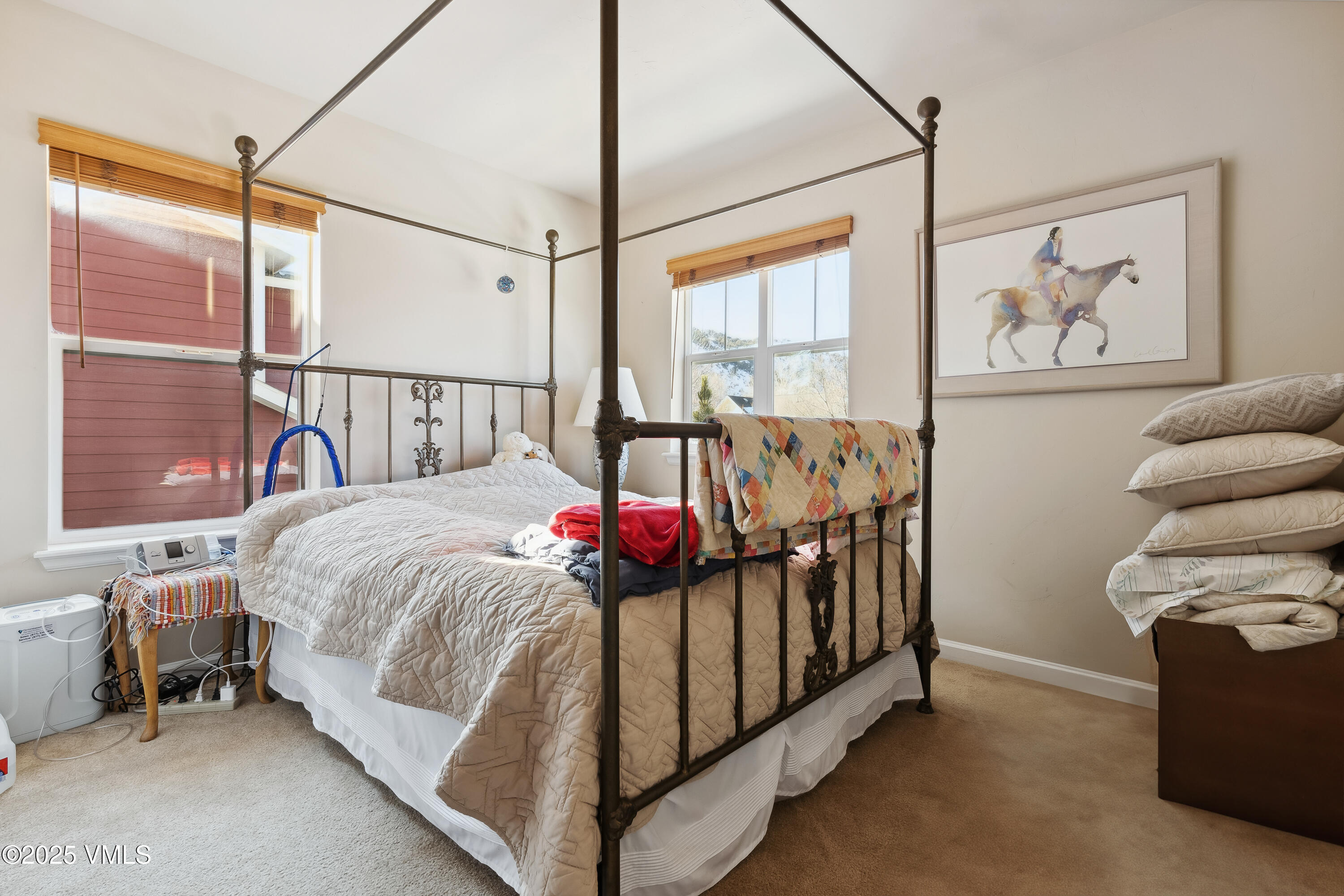 206 Mayer Street Eagle, CO 81631 - Photo 22 of 38 a bed sitting in a bedroom next to a window