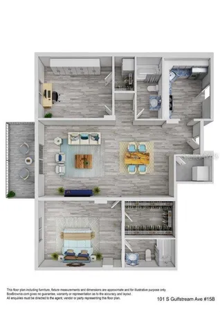$599,000 | 101 South Gulfstream Avenue, Unit 15B, Sarasota, FL 34236