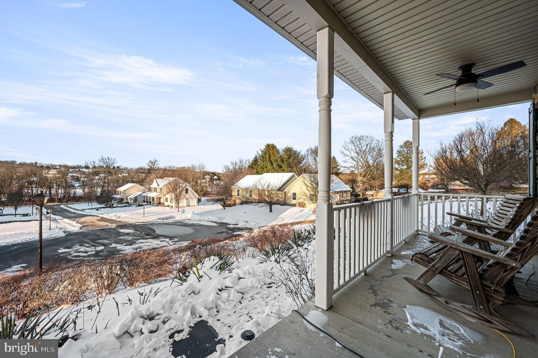 650 Willow Lane Atglen, PA 19310 - Photo 3 of 49 Charming winter view from a cozy porch.