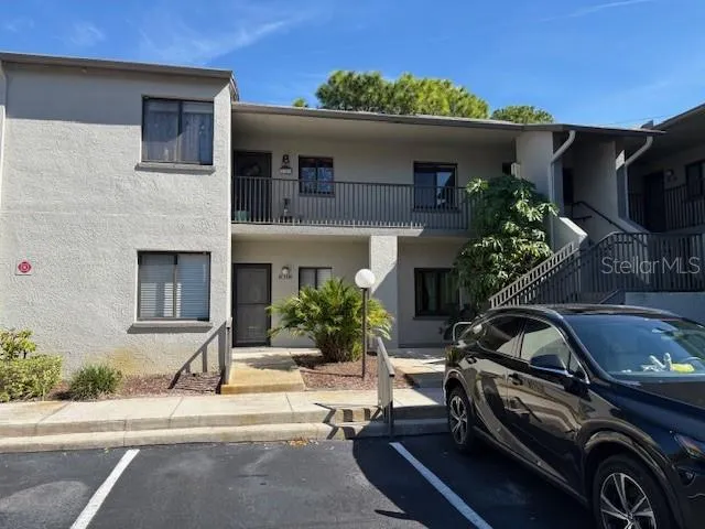 a view of a house with a patio