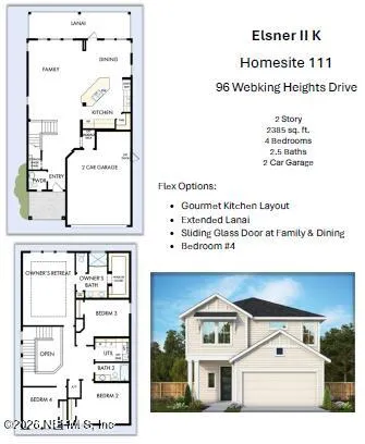 $574,350 | 96 Webking Hts Drive, St. Augustine, FL 32092