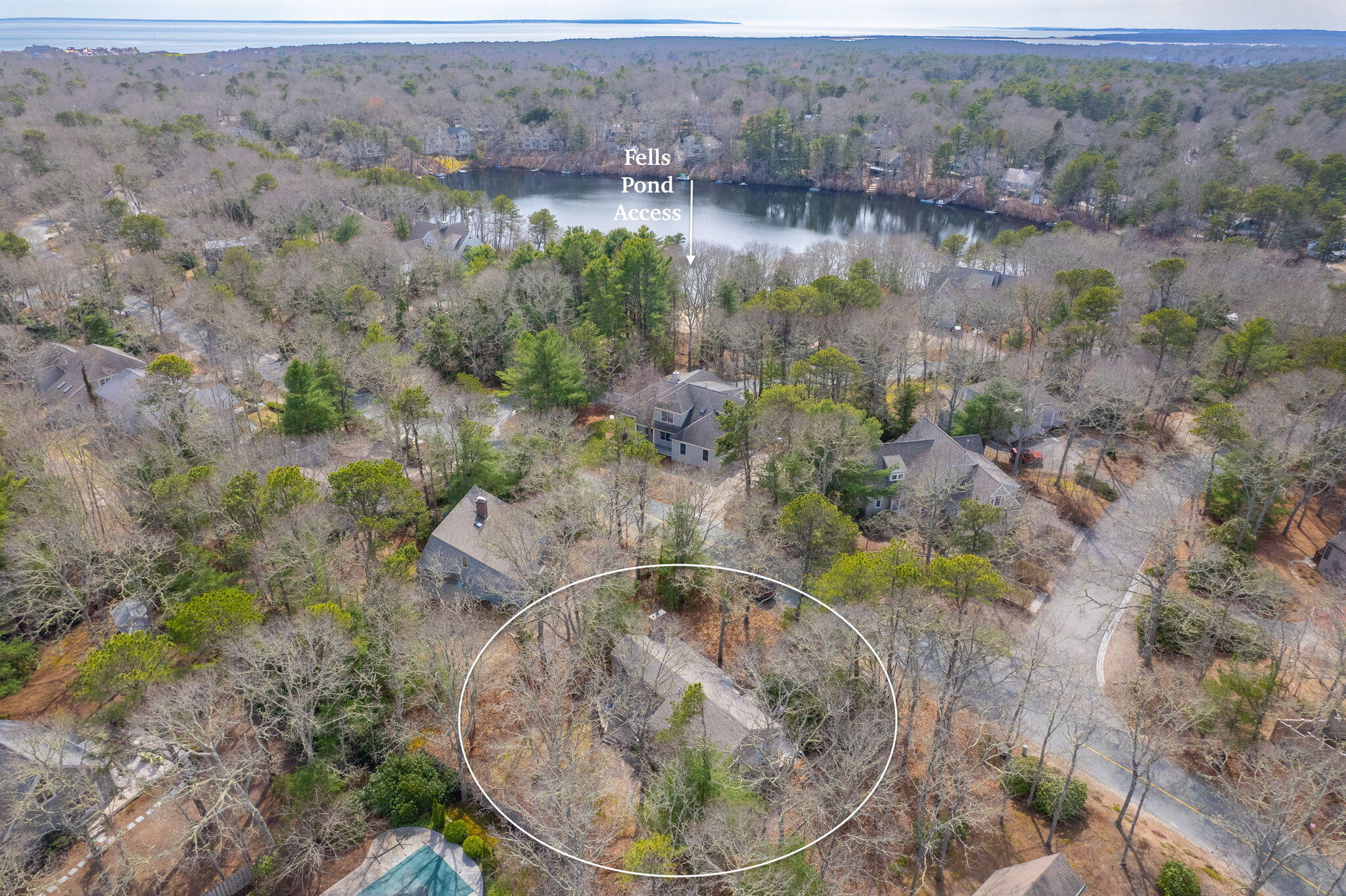 213 Fells Pond Road Mashpee, MA 02649 - Photo 5 of 50 2-web-or-mls-Fells Pond aerials Marked-3