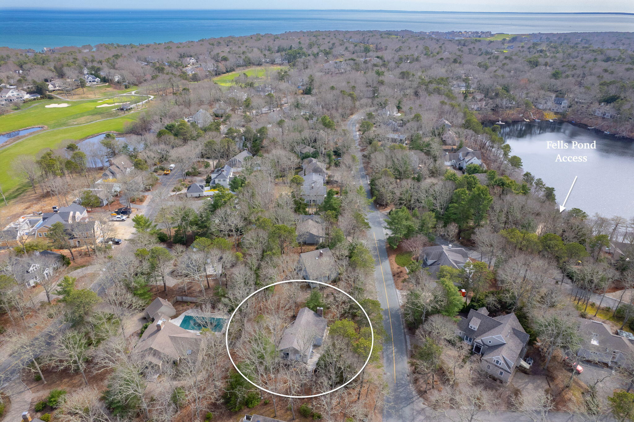 213 Fells Pond Road Mashpee, MA 02649 - Photo 6 of 50 4-web-or-mls-Fells Pond aerials Marked-5