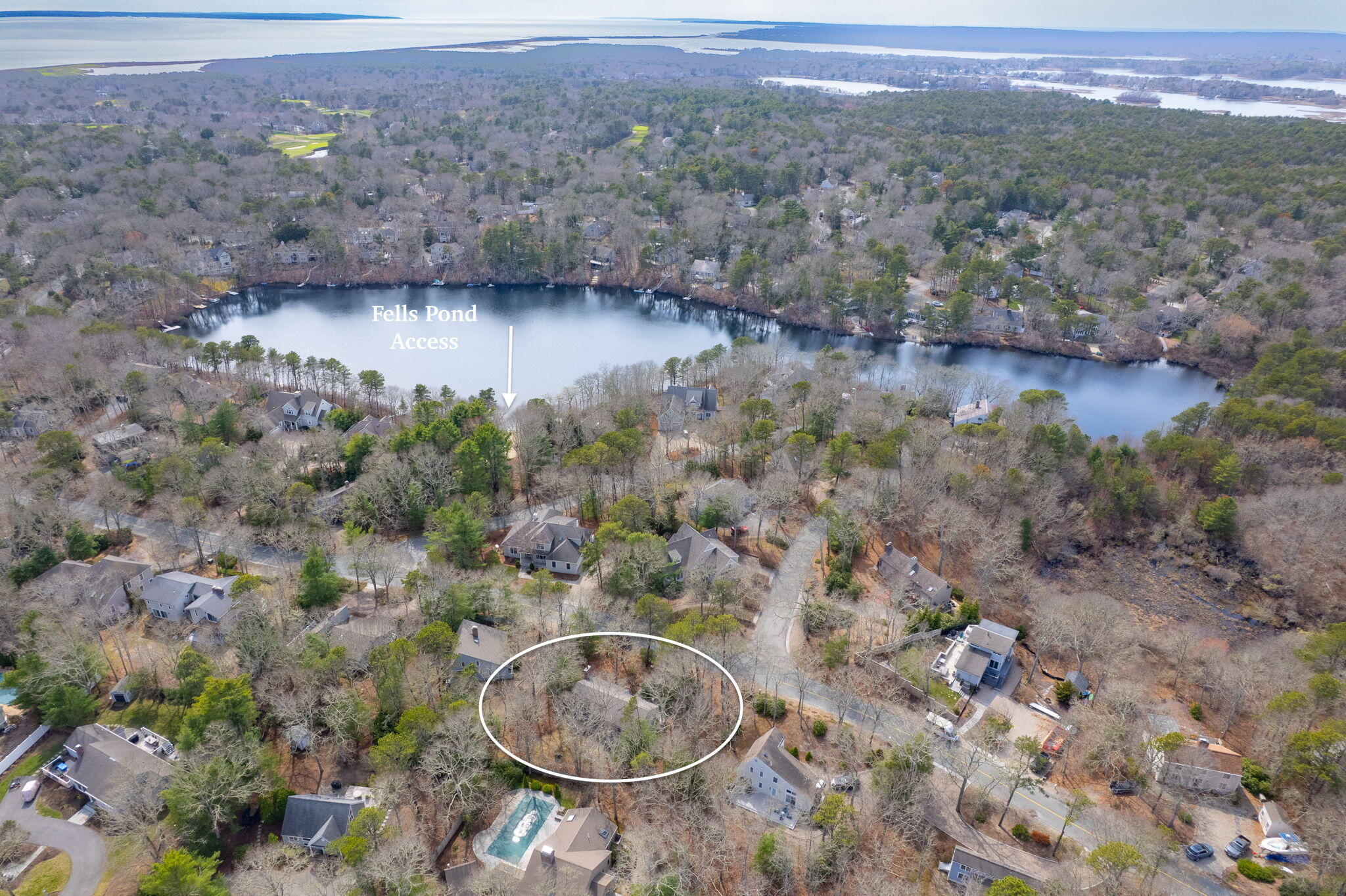 213 Fells Pond Road Mashpee, MA 02649 - Photo 8 of 50 6-web-or-mls-Fells Pond aerials Marked-7