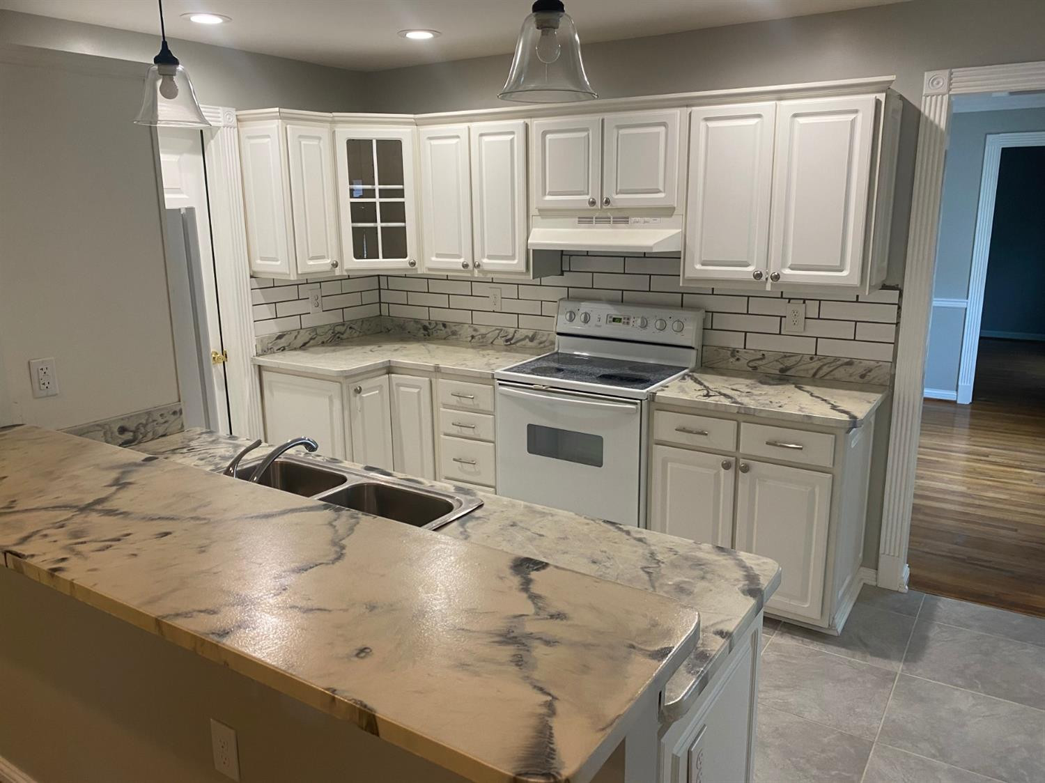 3498 Tates Creek Road Lexington, KY 40517 - Photo 3 of 24 Stylish white kitchen with recently upda